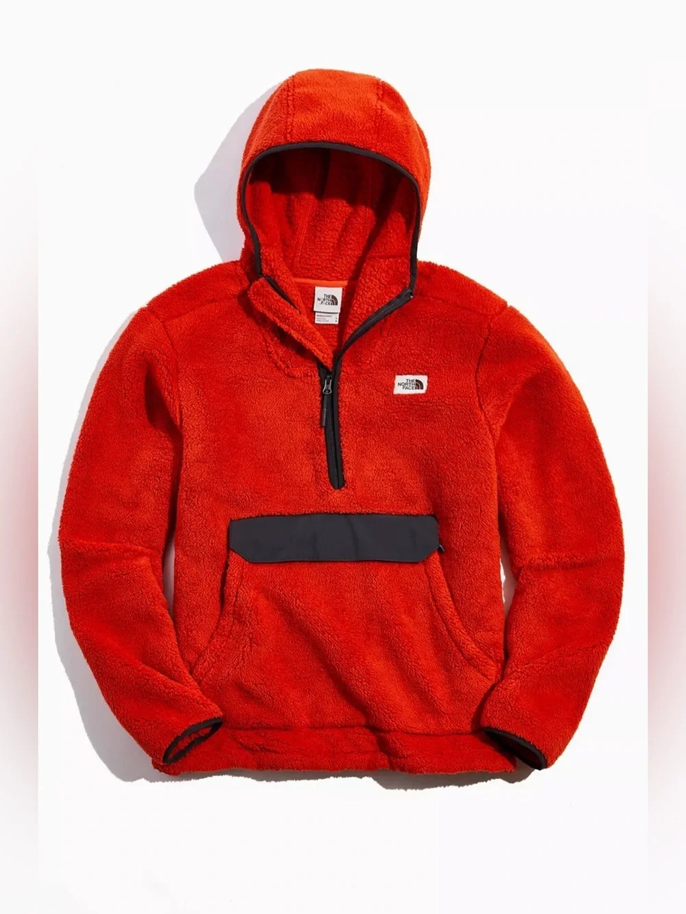 Urban Outfitters x The North Face Campshire Sherpa Fleece Hoodie Sweatshirt M